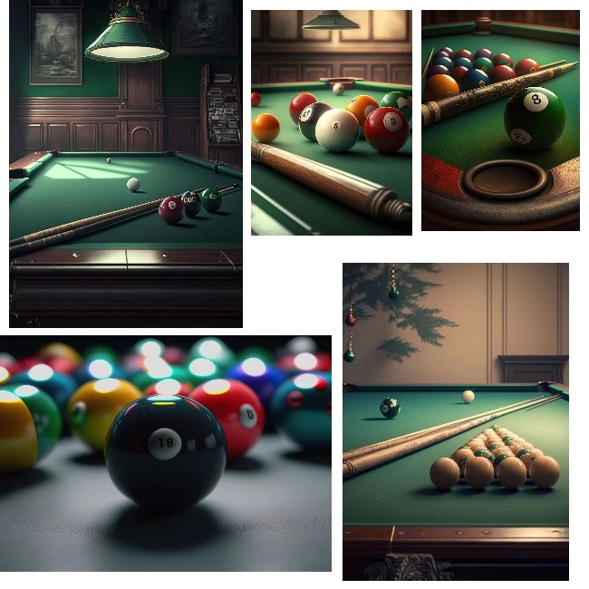 

500/1000/1200/2000PCS Jigsaw Puzzles Billiards Balls Sports Family Activity Games for Gameroom Bedroom Home Decor Gift