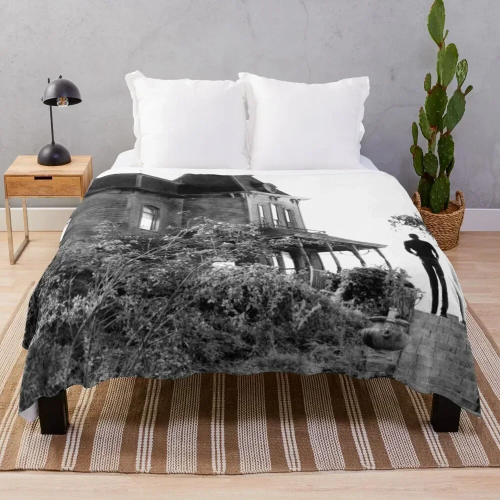 

Psycho House Norman Bates Throw Blanket Wrinkle Resistant Lightweight Blanket