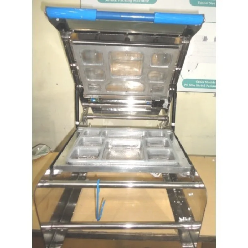 

Semi Automatic 8 Box Thali Sealing Machine Food Tray Sealing Machine Manual Sealing Machine for Sale