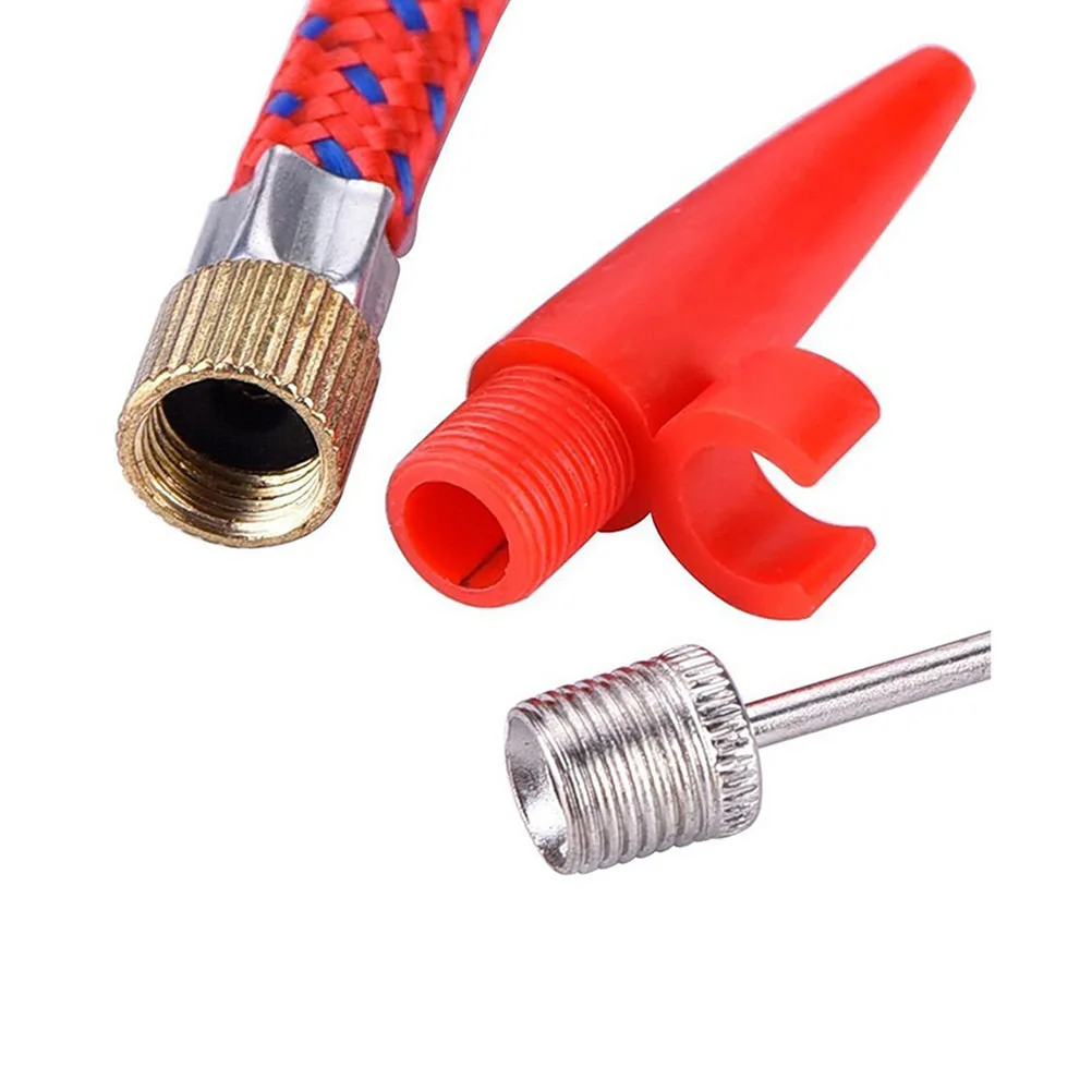 

2Sets Basketball Air Pump Professional Grade Inflator with Hose Holder Fast Inflation Double Action Mechanism Fits All Standard