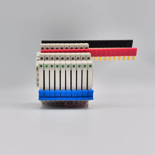 Imagen 2 del producto 10 relés ultradelgados con LED 6A, montaje en carril DIN, 41F-5-C2, 41F-12-C2, 41F-24-C2, 5V, 12V, 24V