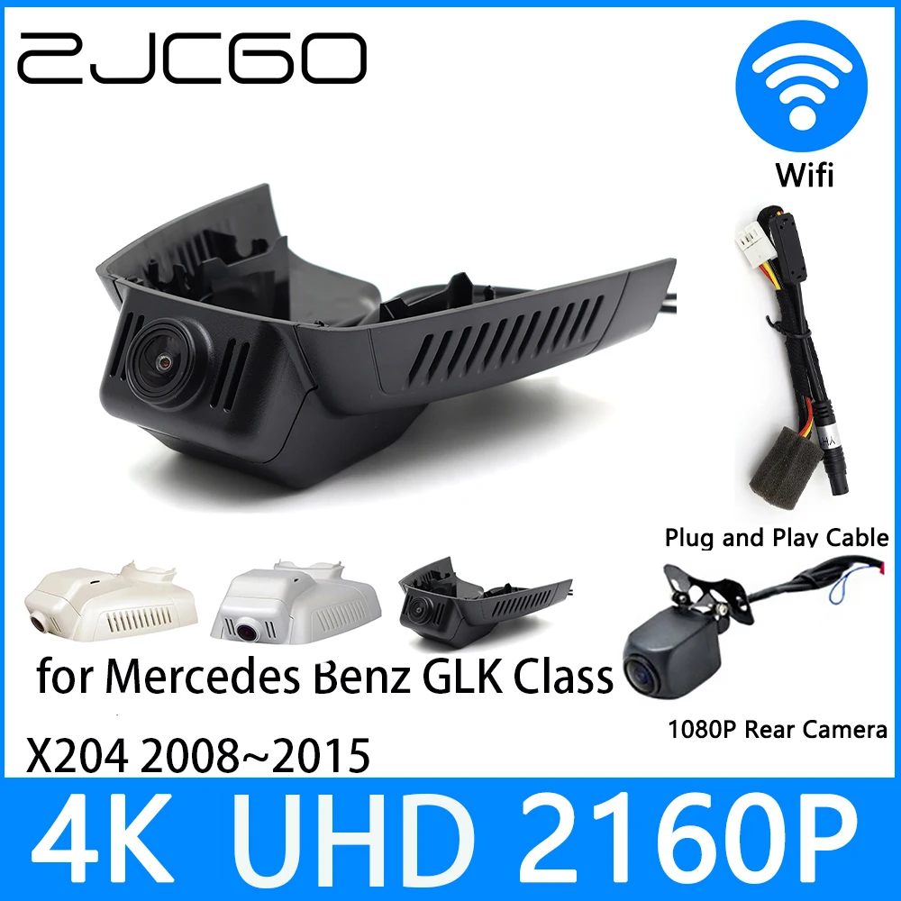 ZJCGO Dash Cam 4K UHD 2160P Car Video Recorder DVR Night Vision for Mercedes Benz GLK Class X204 2008~2015