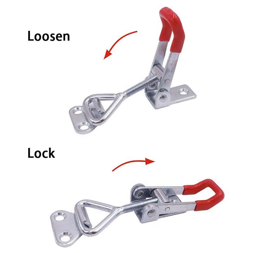 

ABBN-12X Pull Latch Clamp 6PCS Pull Action Latch Adjustable Toggle Clamp 150Kg 330Lbs Holding Capacity