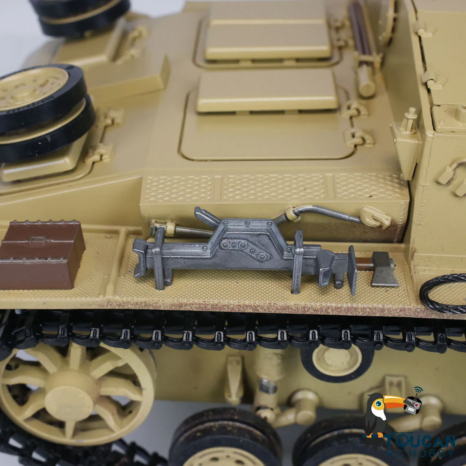 Mato RC Tank Metal Military 1/16 KIT Yellow German Stug III 1226 IR Combating Infrared Barrel Recoil System RC Panzer Model