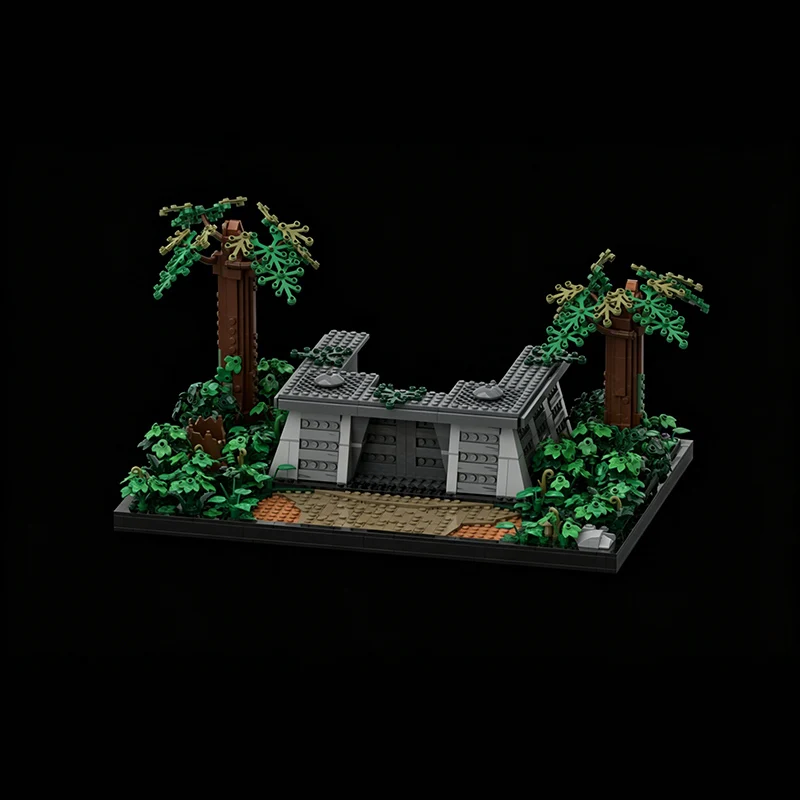 Popular Game Model MOC Building Bricks Bunker Assault Scene Modular Technology Gifts Holiday Assemble Children Toys Suit
