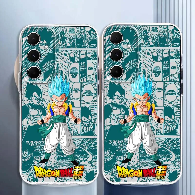 لعبة دراغون بول جوجيتا برولي لسامسونج غالاكسي A73 A72 A71 A55 A54 A53 A52 A51 A33 A25 A22 A15 A14 A05 حافظة هاتف شفافة من البولي يوريثان