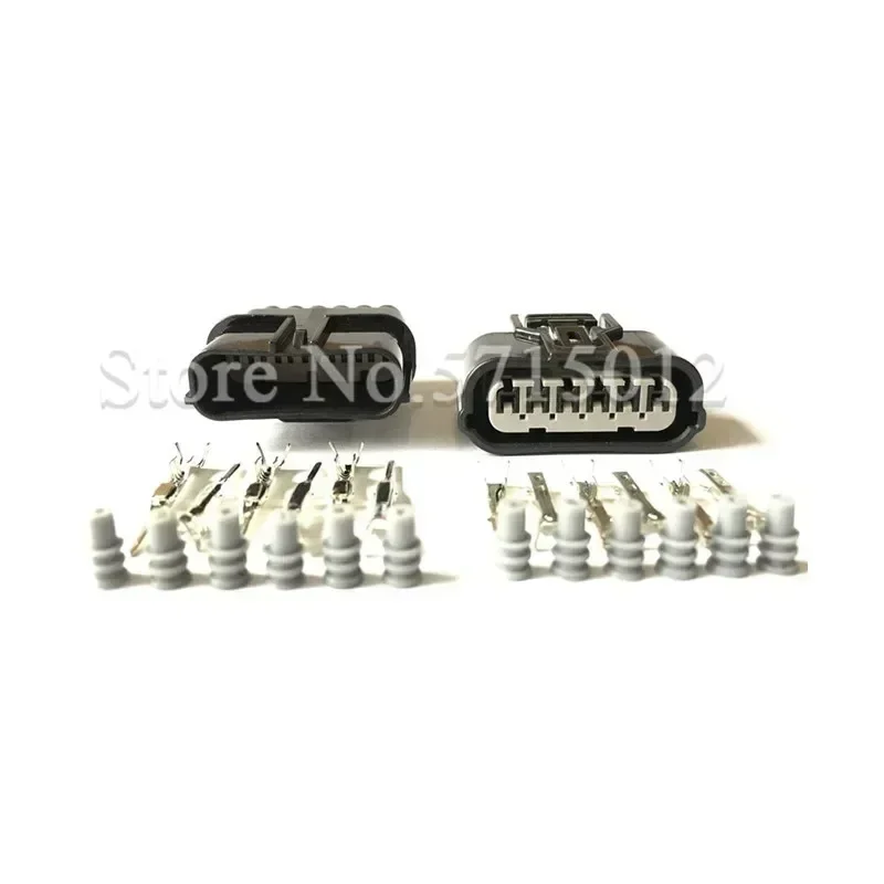6 Hole 6188-0658 6189-1012 Female Male 1.2mm Automotive Connector Waterproof LED Light Lamp Socket For Honda Auto Plug