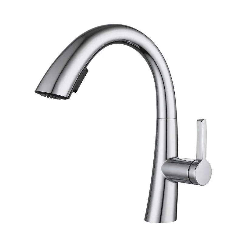 Direct Manufacturer Rotating Concealed Pull-Out Basin Faucet for Hot and Cold Water Bathroom Sink Faucet for Wash Basin