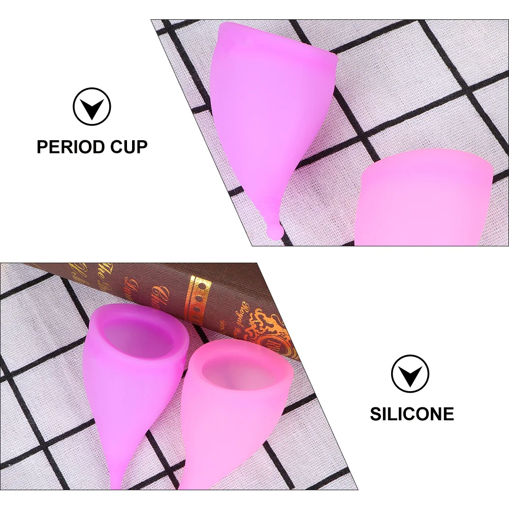 

6 шт. женская силиконовая менструальная чаша 30 мл герметичная удобная гибкая женская менструальная чашка экологически чистая альтернатива