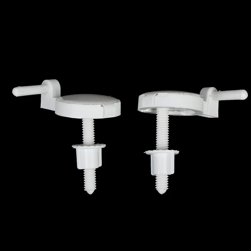 2Pcs Plastic Toilet Seat Screws Fixings Fit Toilet Seats Hinges Repair Tools Toilet mounting screws Household gadgets wc