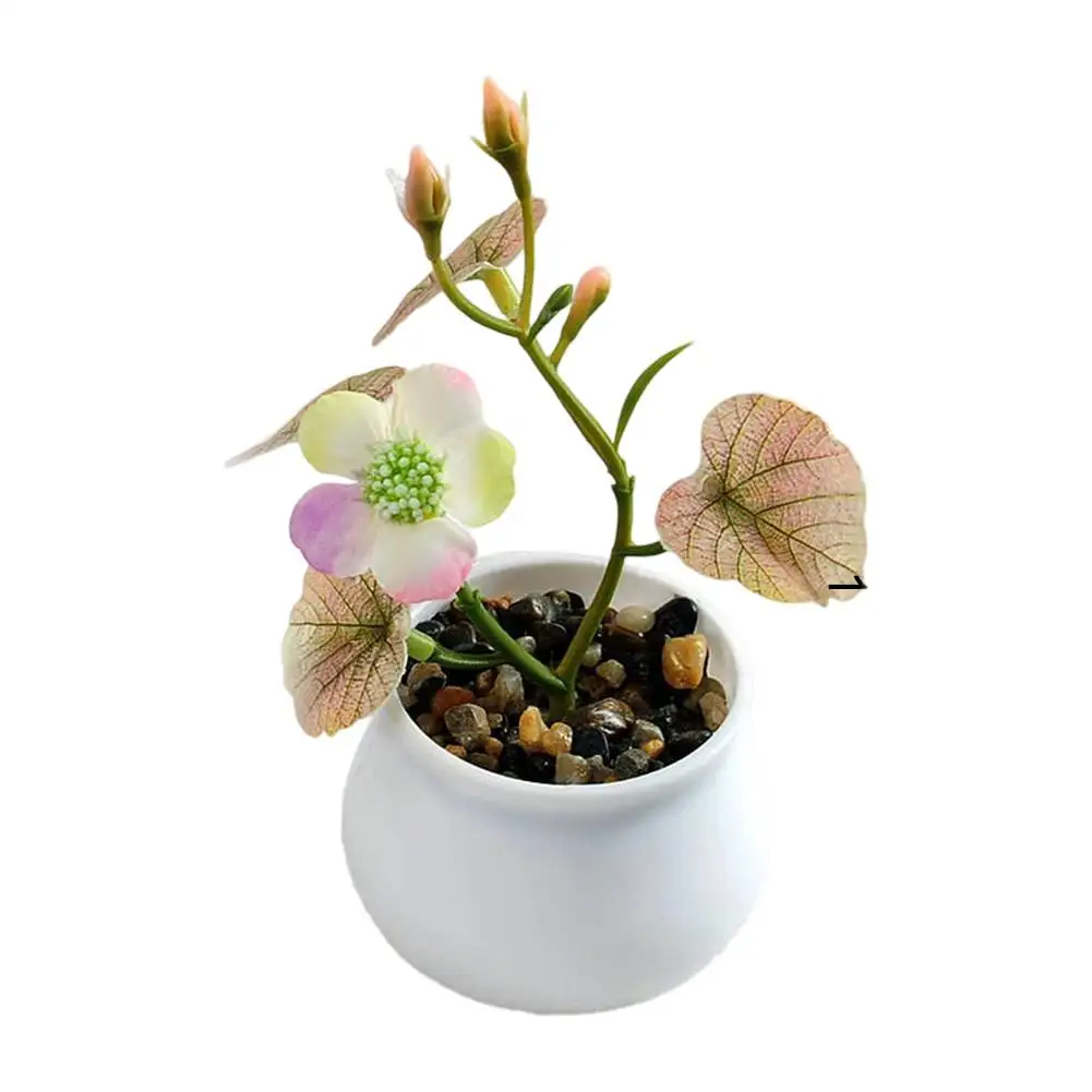 Fake Bonsai Tree Bonsai Table Decor Long-term Preservation No Fading Ever Plastic Material Simulation Pine Tree