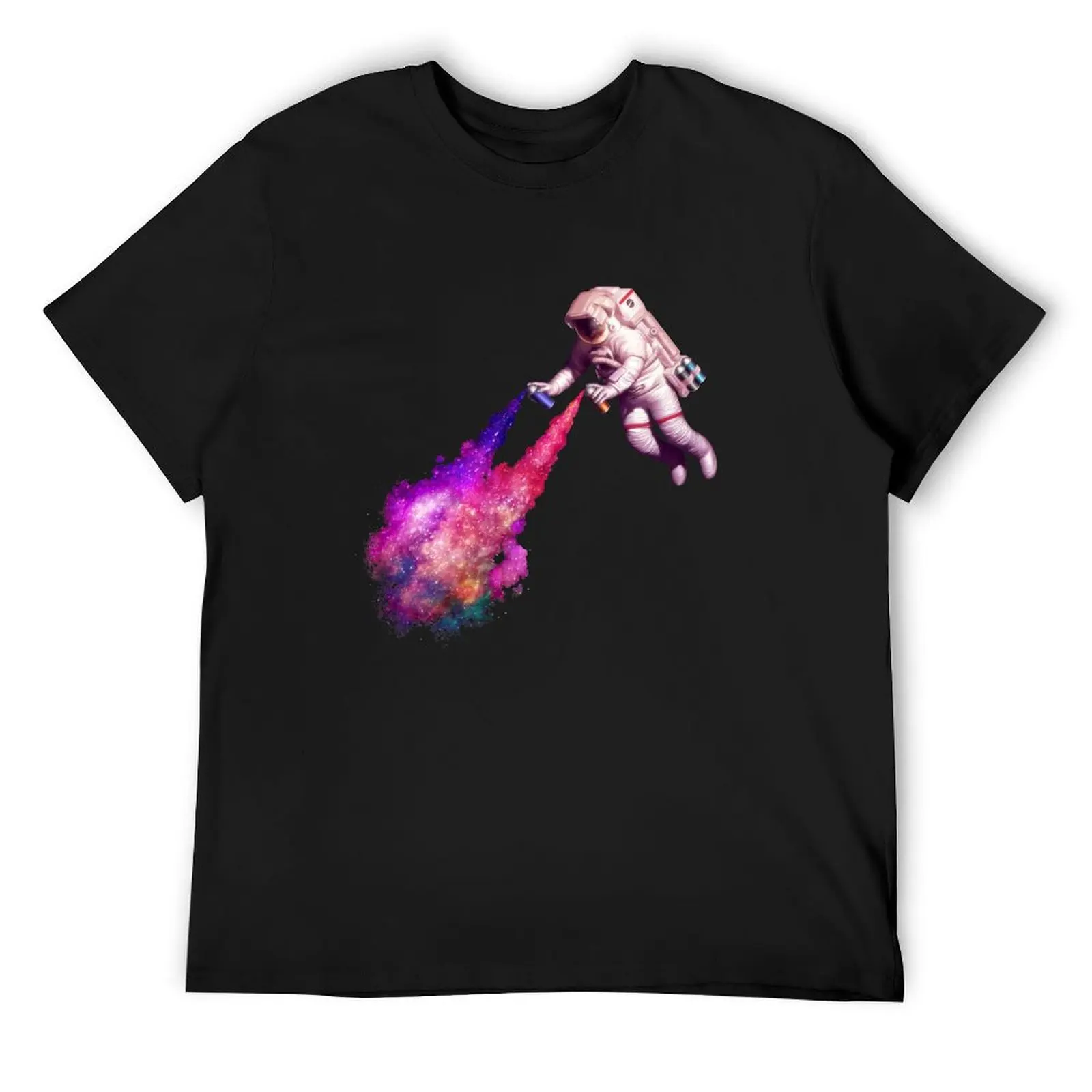 

Shooting Stars - the astronaut artist T-Shirt man clothes tees kawaii clothes custom shirt plain white t shirts men