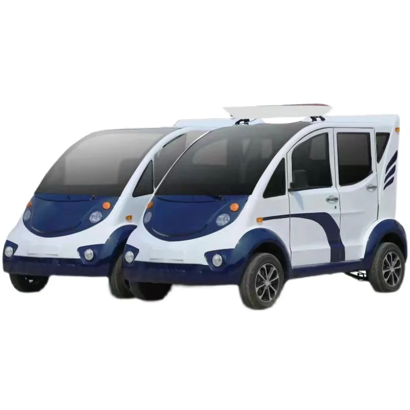 Customized electric patrol vehicle for scenic sightseeing, four wheeled electric vehicle for campus, urban management, law enfor