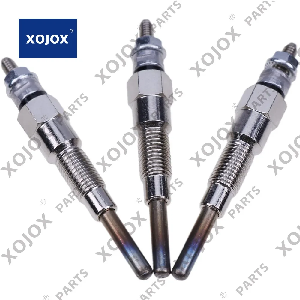 

XOJOX BLUESUNSOLAR 3 шт. свеча накаливания топливной форсунки 6698618 Замена для двигателя Kubota D1005 Bobcat Skid Steer Loader S100 S70 Ex