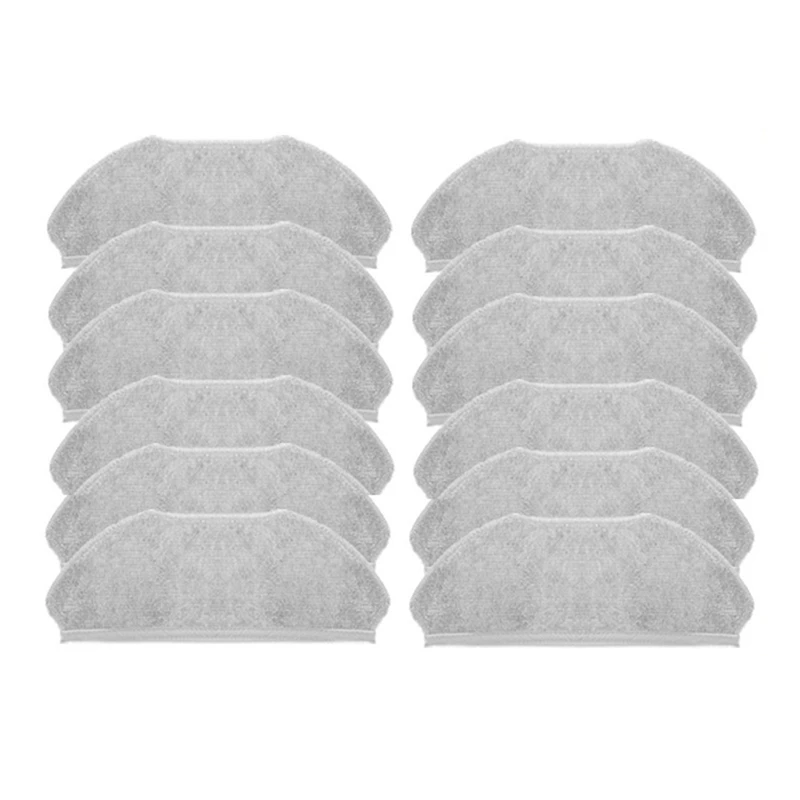 แปรงปัดด้านข้างหลัก12ชิ้นตัวกรอง HEPA สำหรับ Qihoo 360 S10 / X100 / X100 MAX หุ่นยนต์ดูดฝุ่นอะไหล่สำรอง