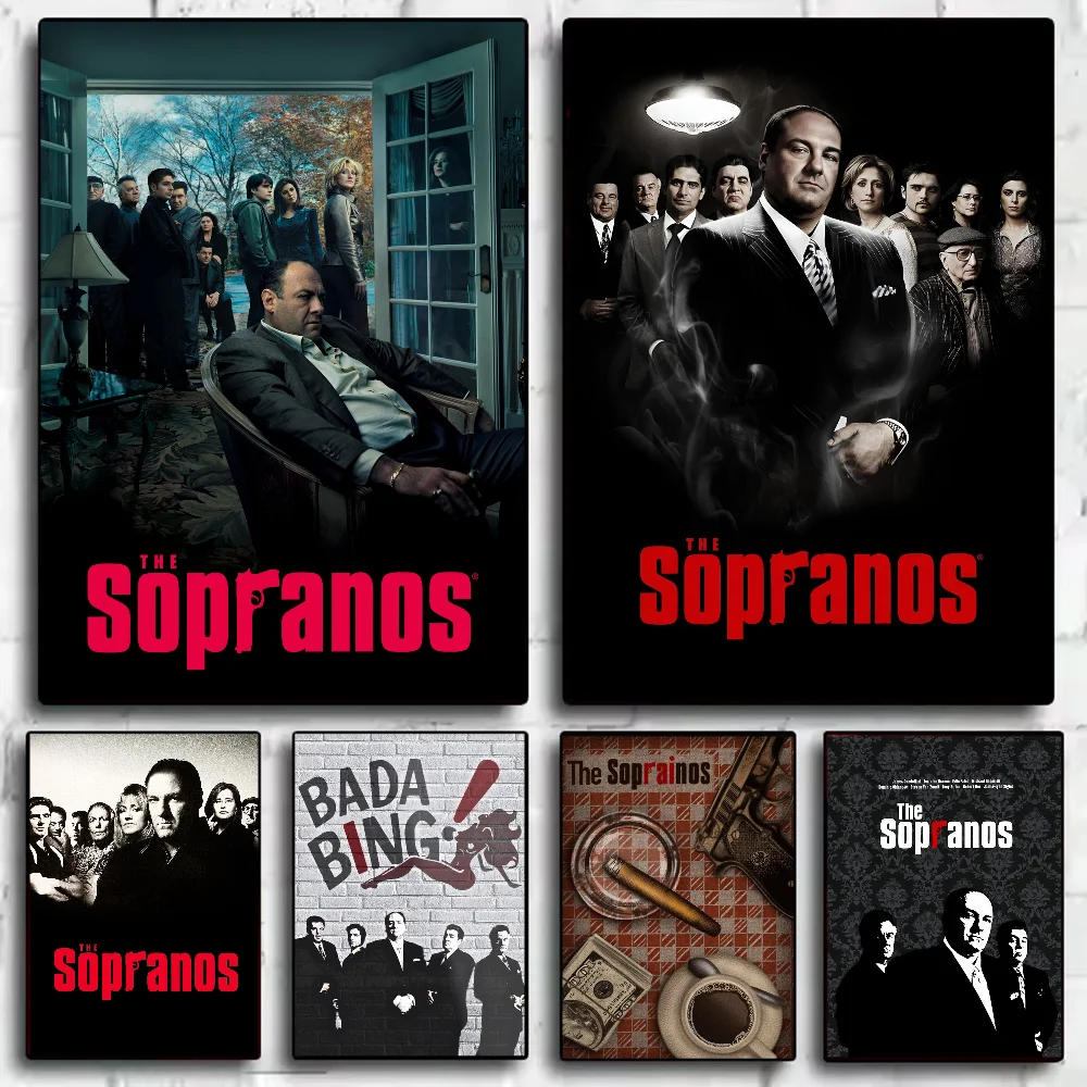 

The S-Sopranos Family Poster HD art sticky wall waterproof home living room bedroom bar aesthetic decoration