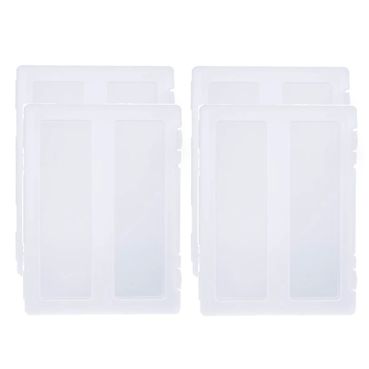 Populaire 4-pack A4-bestand draagbare projectkoffer, plastic opbergdoos