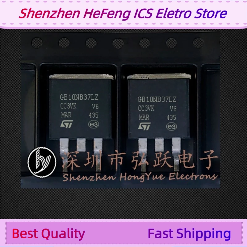 10PCS -20PCS STGB10NB37LZ GB10NB37LZ TO-263     Fast Shipping Quality Guarantee