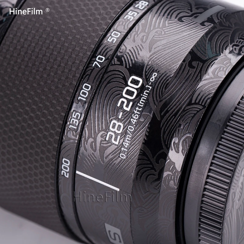 ملصق عدسة Hinefilm لفيلم باناسونيك ، لوميكس ، 28-صوف ، فيلم غلاف ملفوف ،