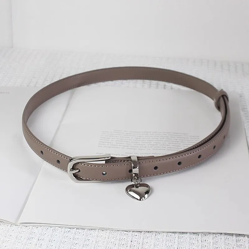 Moda donna cuore fibbia corsetto in vera pelle femminile fascia da smoking cappotto cintura abito decration cintura stretta J1210