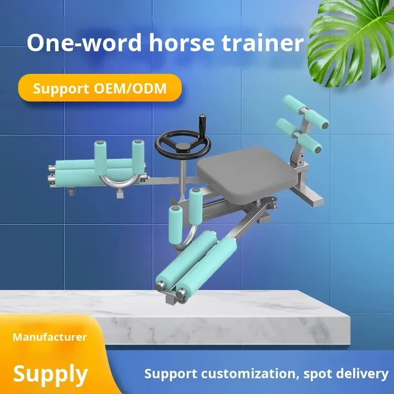 AN077 New One-Word Horse Leg Opener Training Device Forced Horizontal Split Leg Hip Ligament Stretching 28x127cm