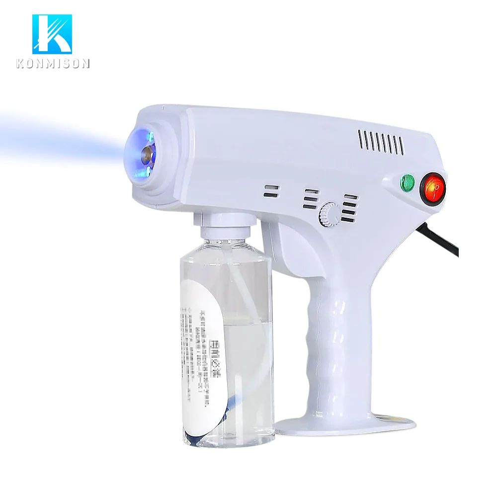 280ML Tank Blue Ray Hair Coloring Steamer Hair Spray Nano Mister Nano Steam Gun Hair Care Spa Humidifier