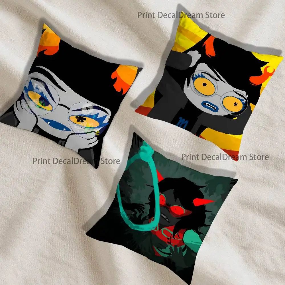 

Charming V-Vriska Serket Printed Pillow Cover Cushion Case Simple Sofa Pillow Case No Pillow Core