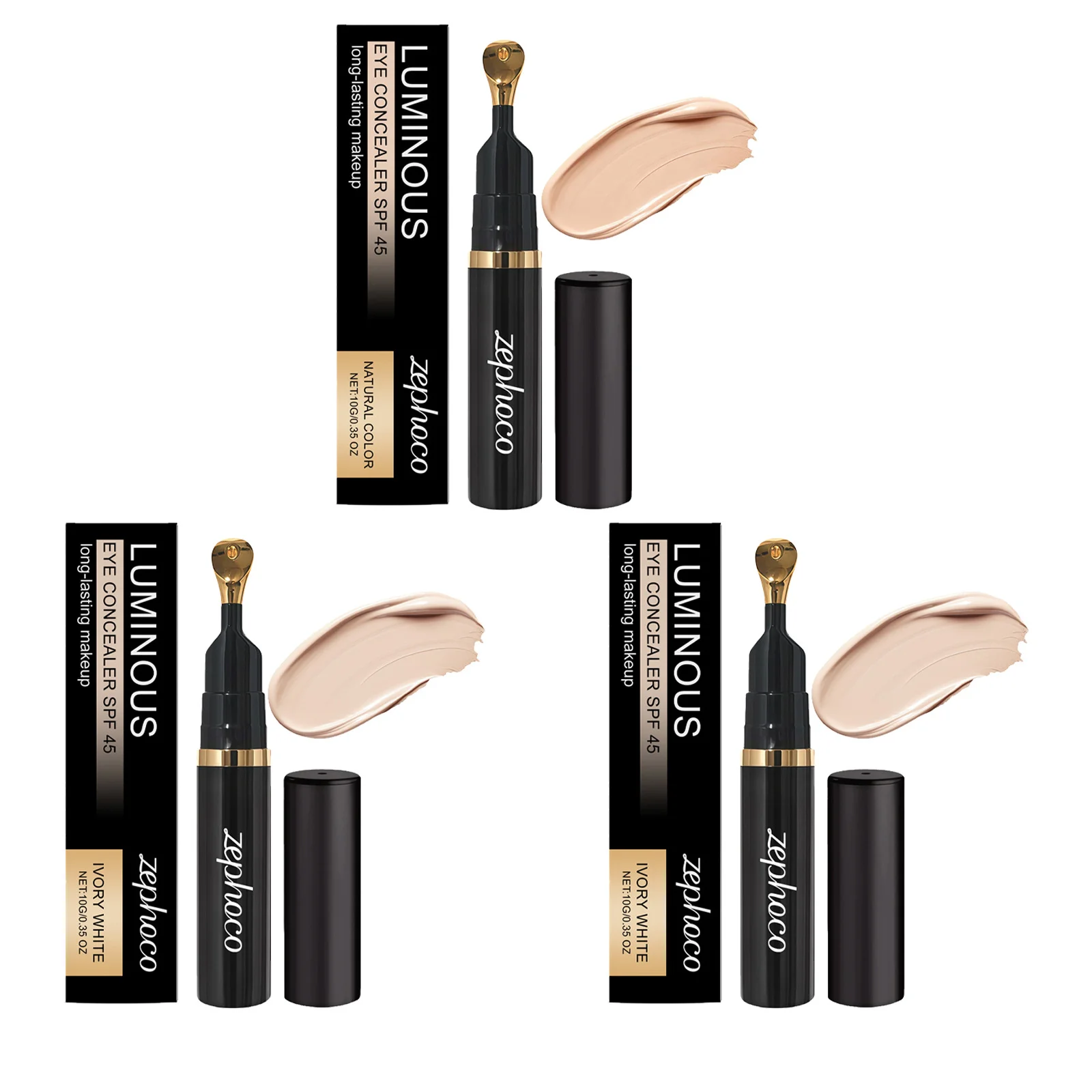 Correcteur éclaircissant pour les yeux, couverture correctrice des cernes, taches foncées, régule le teint de la peau, imperméable, Anti-transpiration, maquillage de beauté