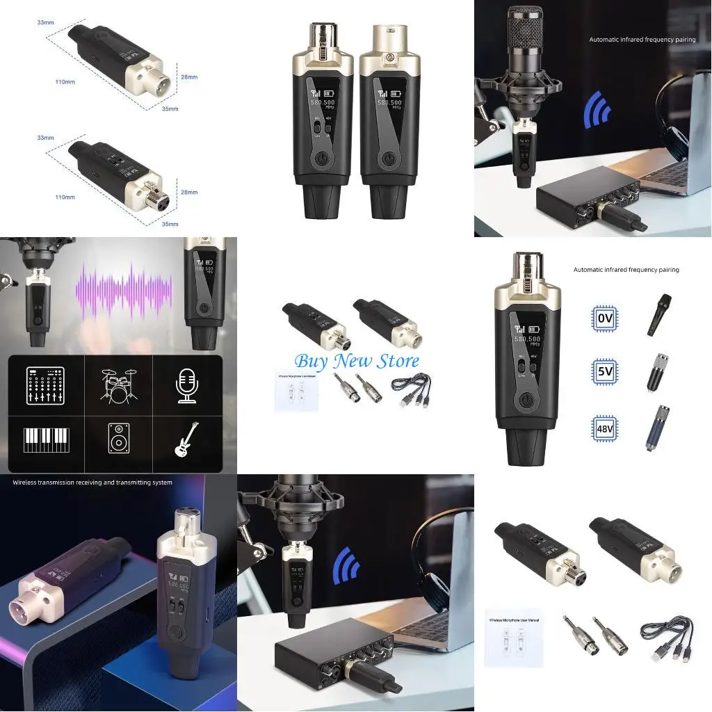 

20CE Wireless Microphone System with LED Display and Long Transmission Distance