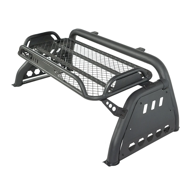 Factory Hot Selling SEMRISE Steel Alloy Black Car Tent Tacoma L200 SUV CRV 4WD Rear Part With 4 Laser LED Lights