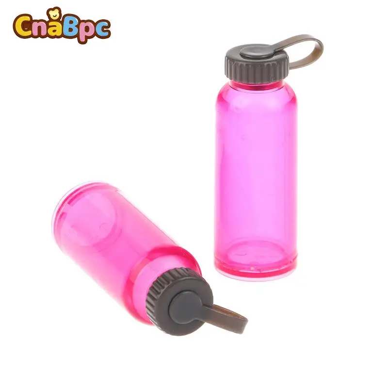 

1/12 Dollhouse Miniature Water Cup Water Bottle Mini Sport Bottle Model Dollhouse Scene Decor Kids Pretend Play Toy Accessories