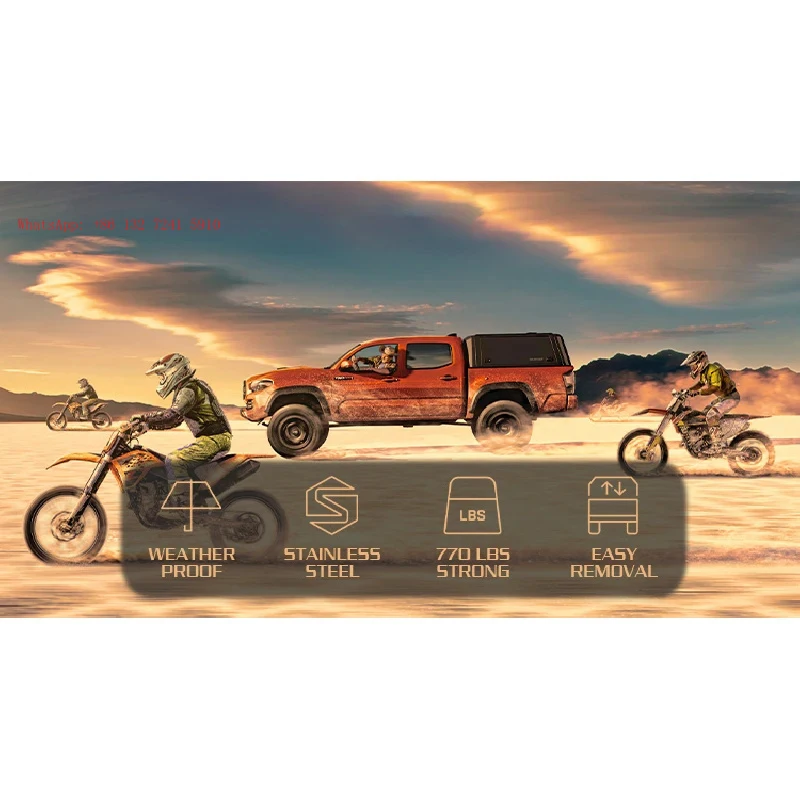 

Best Seller High Performance OEM Retractable Electric Hardtop Canopy Roll-up Locking Universal Pickup Truck