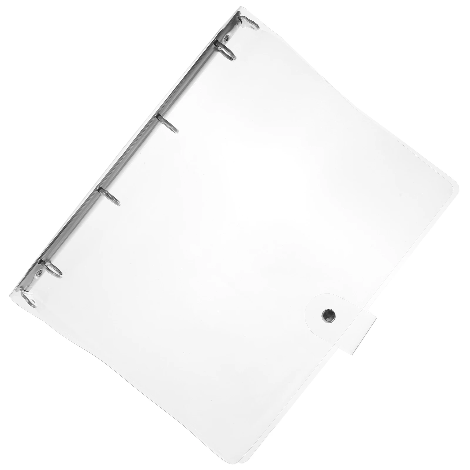 

1pcs Transparent Cover A4 Binder Cute Office Supplies School Office Supplies Plastic Hand Account Scrapbooking Ring