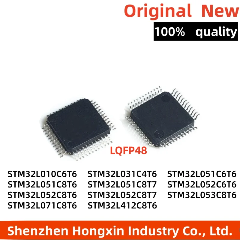

1-5 pieces of STM32L010C6T6 031 051 052 053 071 412 C4T6 C8T6 C8T7 LQFP48 32-bit microcontroller