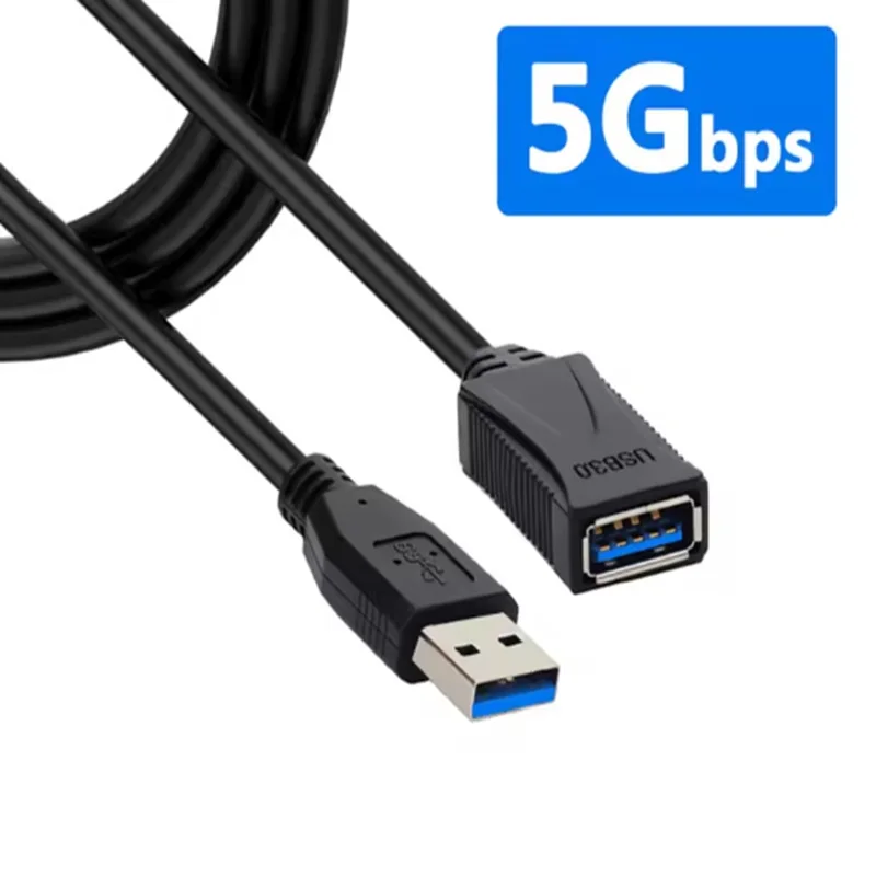 USB 3.0 Extension Cable USB 3.0 Male To Female Adapter Cord Data Sync Cable Extend Connector Cable for Laptop PC Gamer Mouse
