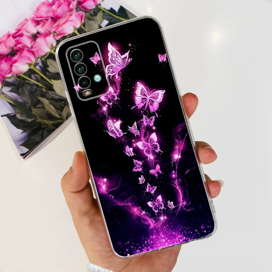 Case For Xiaomi Redmi 9T Case Redmi 9 T 4G Soft Silicon Fashion Marble Back Phone Cover For Xiaomi Redmi 9T Bumper Redmi9T Funda