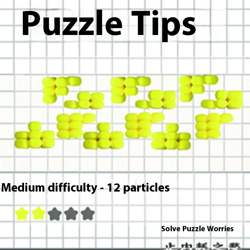 3D Printed Corn Fun Magic Cube Tetris Jigsaw Puzzle Toys Creative Stress Relief Unlock Brain Burning Teaser Desktop Novelty Gift