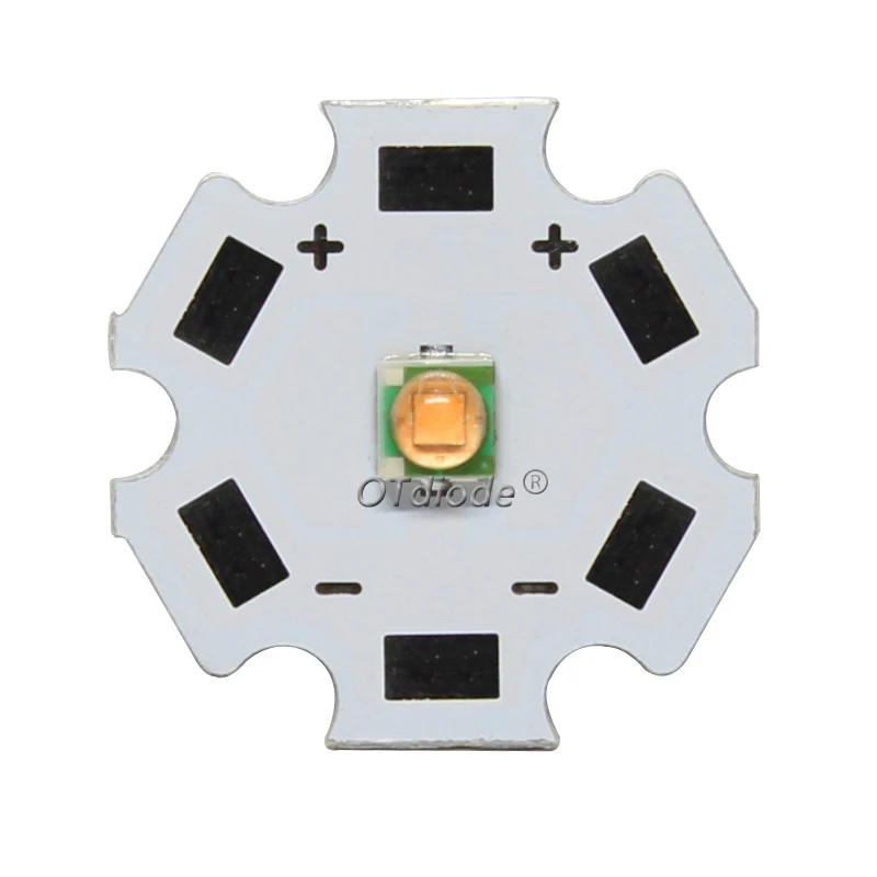 1pcs 3W 3535 LED XPE XP-E R3 3535 SMD High Power LED Chip White Red Green Blue Yellow UV Pink Color With 16mm 20mm LED PCB