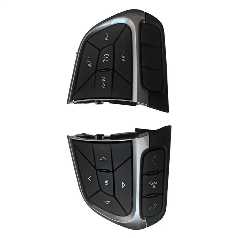 A33K-Car Steering Wheel Switch Cruise Control Button Bluetooth Voice Control Switch 60955161 60955162 For Jeep Renegade