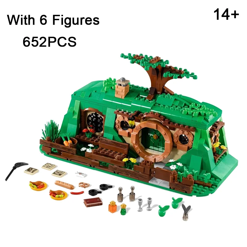652 pçs criativo uma reunião inesperada blocos de construção com 6 figuras arquitetura tijolos de construção brinquedo presente para crianças adulto