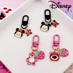 Disney Mickey Mouse brelok Minnie Mouse Lotso brelok do kluczyków samochodowych uroczy breloczek Anime brelok kreskówka plecak wisiorek ozdoba