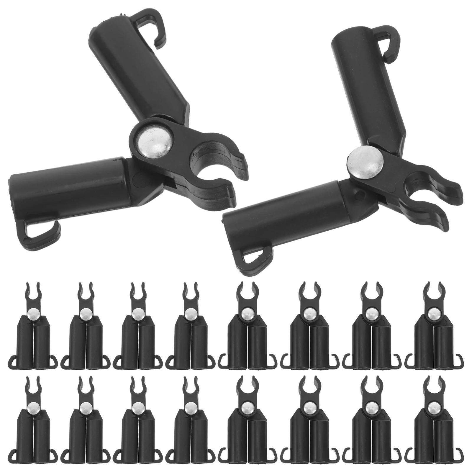 

20Pcs Garden Support Frame A-Type Adjustable Plant Trellis Connector Plastic Clip for Vegetable Cucumber Grape Tomato Trellis