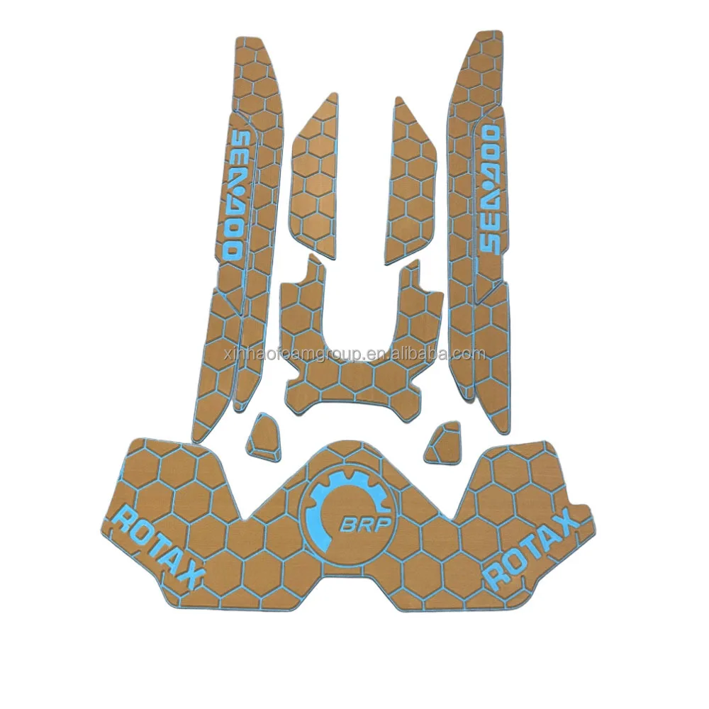 

Marine EVA Foam Teak Decking Boat Yacht Accessories Non Slip Adhesive Flooring Mat For Jet Ski Traction Mat