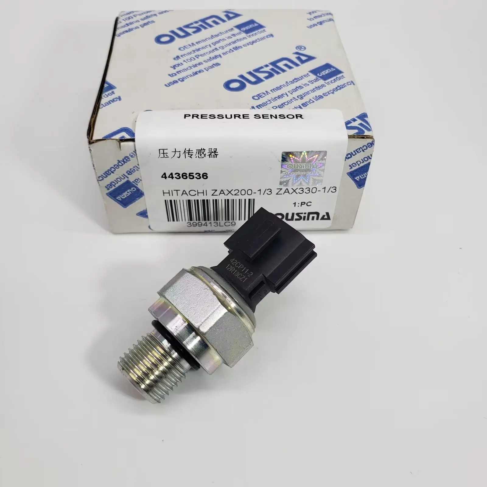 

Oil Pressure Sensor for Excavator Hitachi ZAX200-1 ZAX200-3 ZAX330-1 ZAX330-3 Part Number 4436536