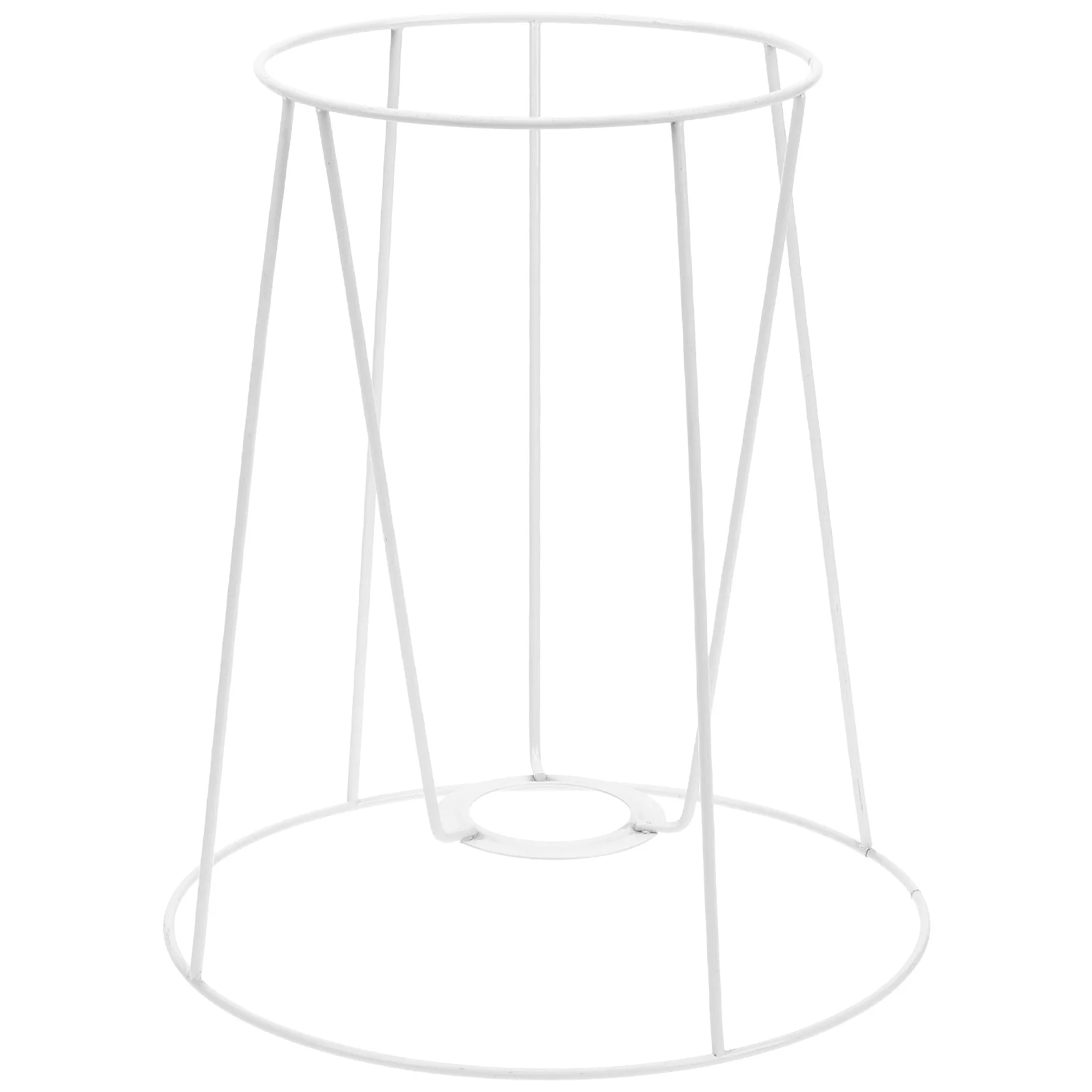 Lamp Shade Frame Sturdy Iron DIY Lampshade Rack Table Lamp Frame Decorative Holder for Home Office Cafe Iron Lampshade Rack