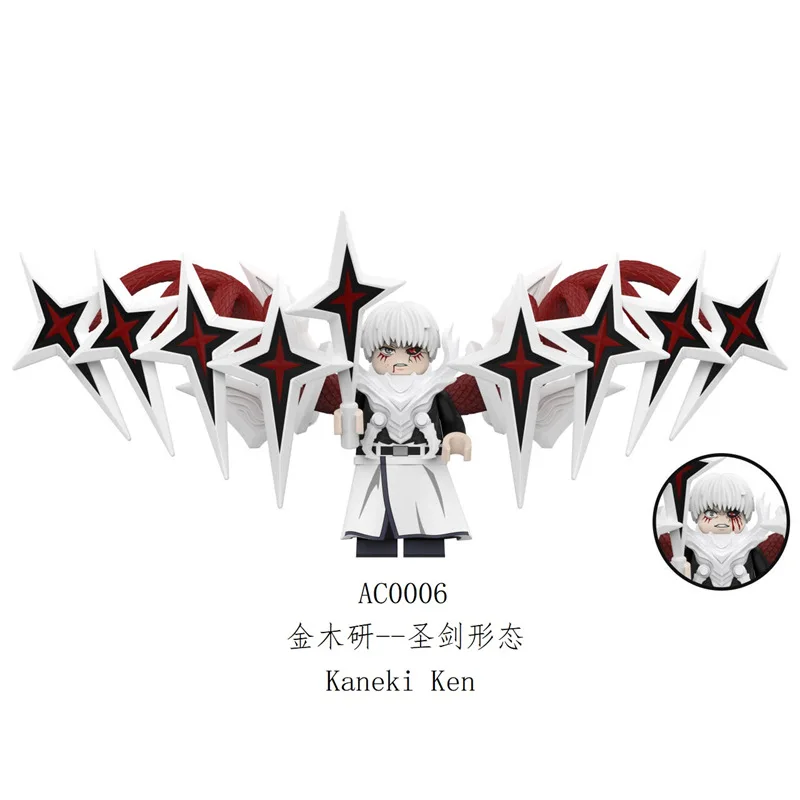 Anime Chainsaw Man Denji Mini-Bausteine Actionfiguren Attack on Titan Charaktere Bauklötze für Spielzeug Geschenke Kinder