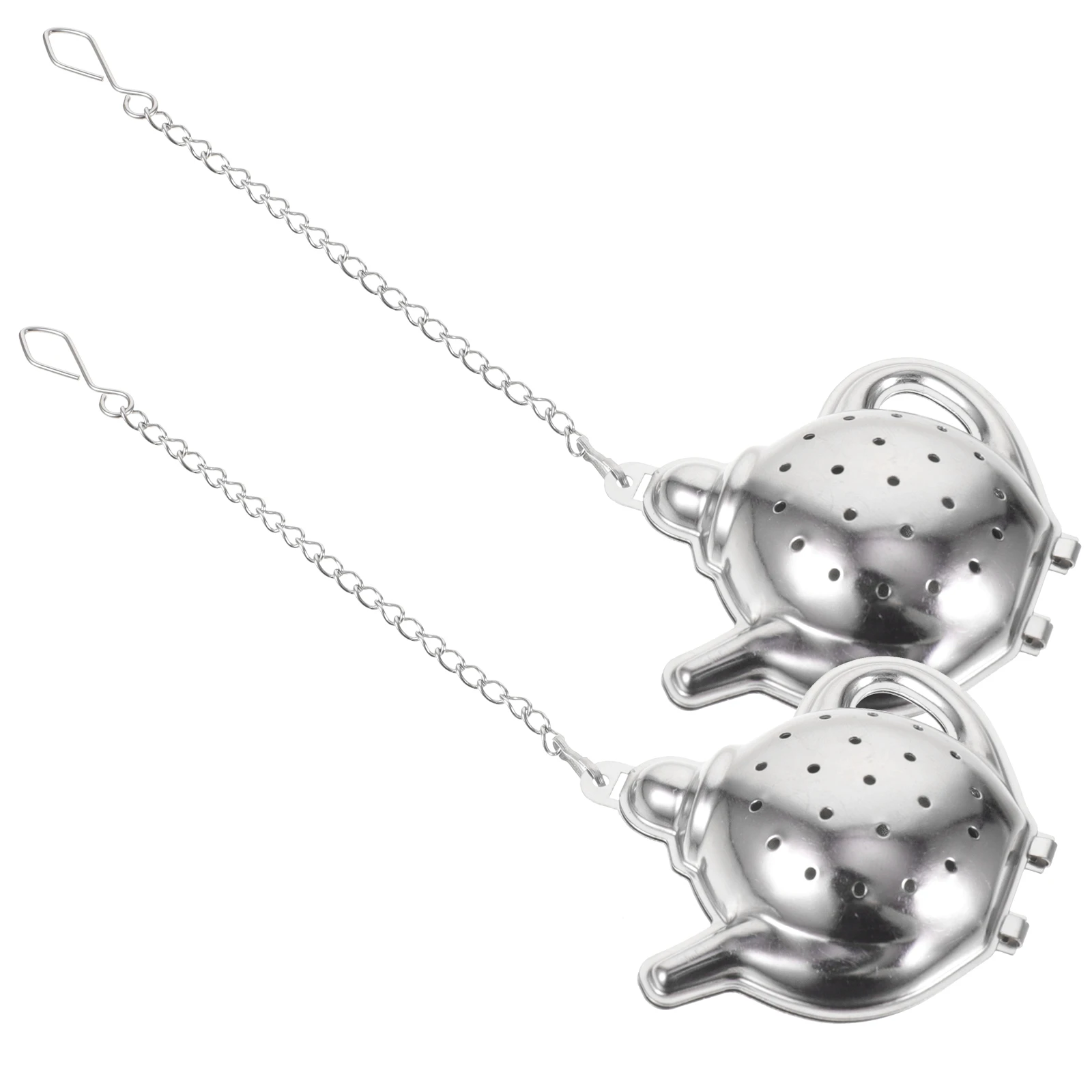 Infusor de acero inoxidable, colador de Metal reutilizable para té de hojas sueltas, jazmín negro y verde, cocina del hogar, 2 uds.