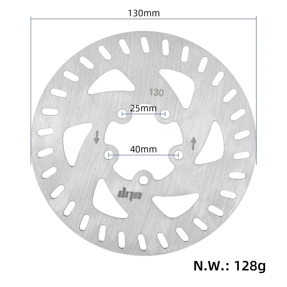 SPORTFUNSF 130mm 5 Holes Brake Disc Rotor W/Screws For Electric Scooter XiaoMi 4 Pro Stainless Steel Disc Replacement Part Acces