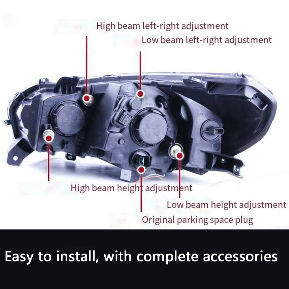 

Modified Car Light Auto Lighting System LED Headlight for the Great Wall Hover M4 2012-UP Front Lamp