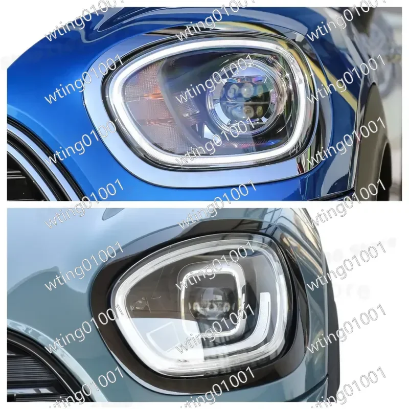 for BMW Mini Countryman Cooper R60 2017-2021 Clear Headlight Lens Cover Replacement Transparent Glass Shell Protector Durable